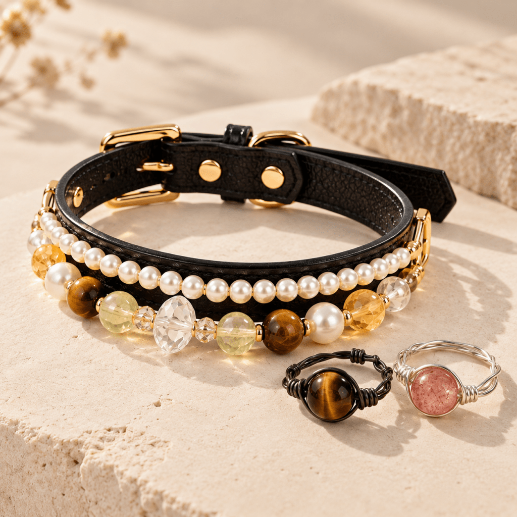 Desert Eye Matching Natural Stone Set - Looeco