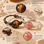 Desert Eye Matching Natural Stone Set - Looeco